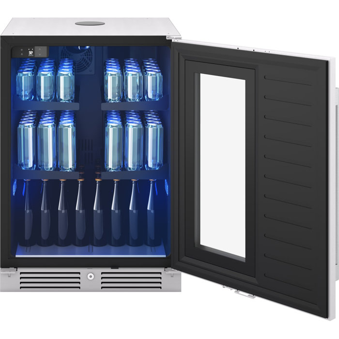 Zephyr Presrv 5.6 cu. ft. Freestanding Kegerator with Door Lock and